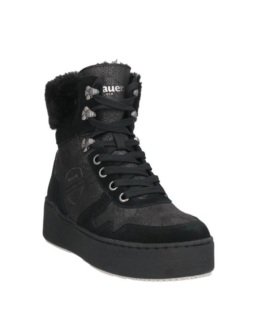 Blauer Black Stiefelette