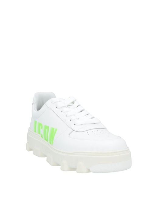 DSquared² Green Sneakers Calfskin for men