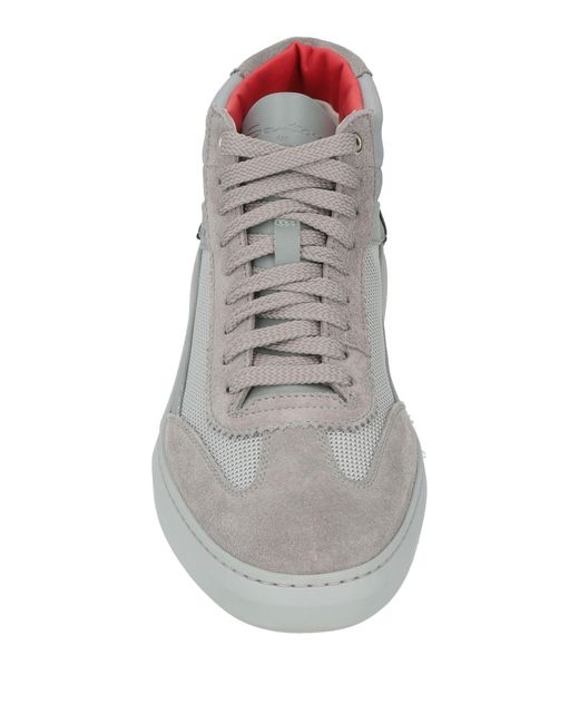 Santoni Gray Trainers