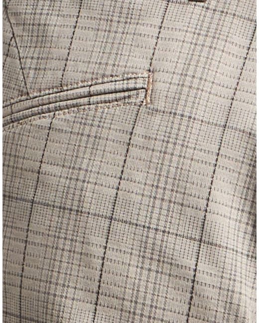 Tramarossa Gray Taupe Pants Cotton, Polyester, Elastane for men