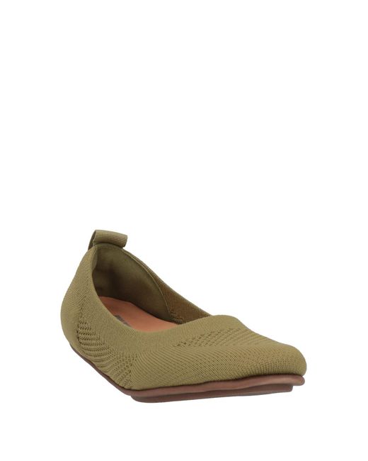Fitflop Green Ballet Flats