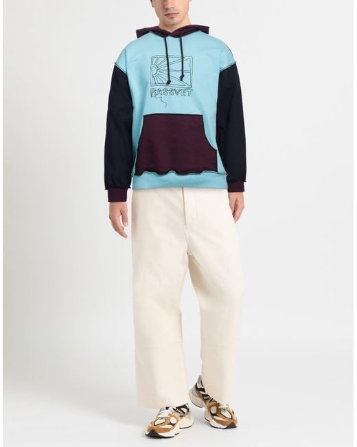 Rassvet (PACCBET) Blue Sweatshirt Cotton for men