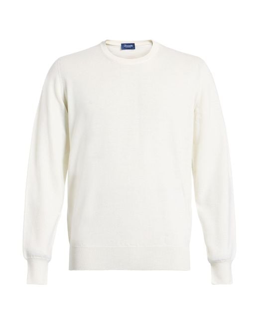 Drumohr White Jumper for men