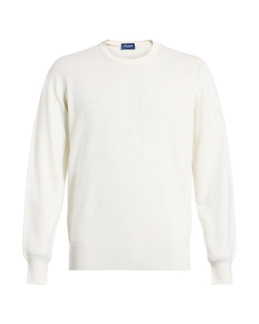 Drumohr White Jumper for men