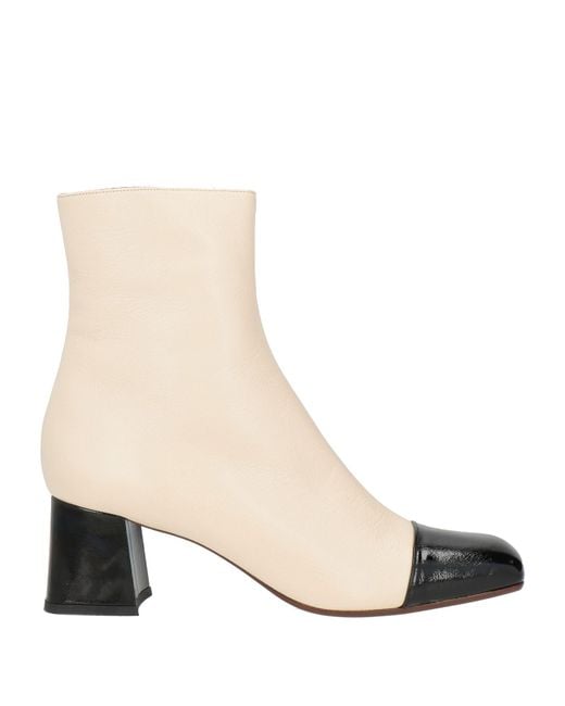 Chie Mihara Natural Ankle Boots Leather