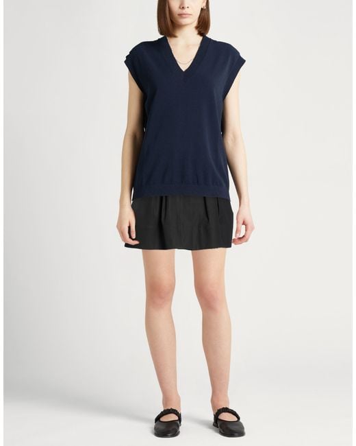 Max Mara Black Mini Skirt Cotton