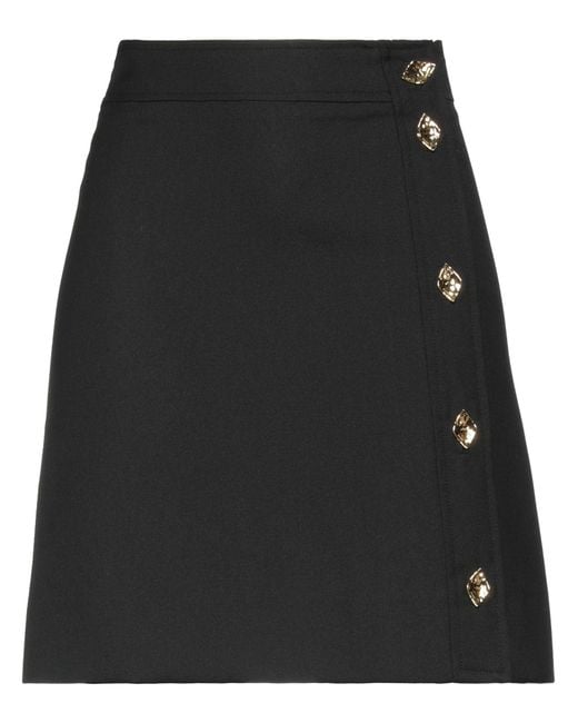 Ganni Black Mini Skirt