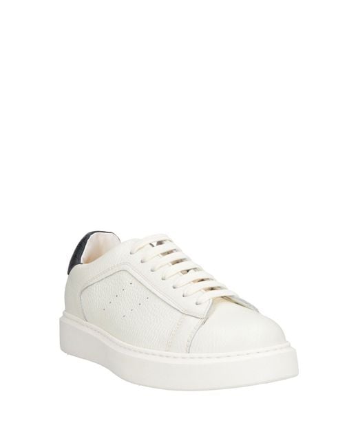 Doucal's White Sneakers Leather for men