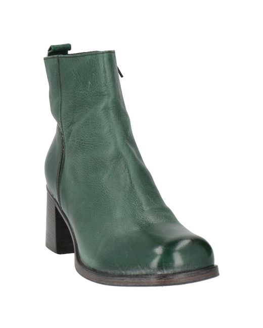 Moma Green Ankle Boots
