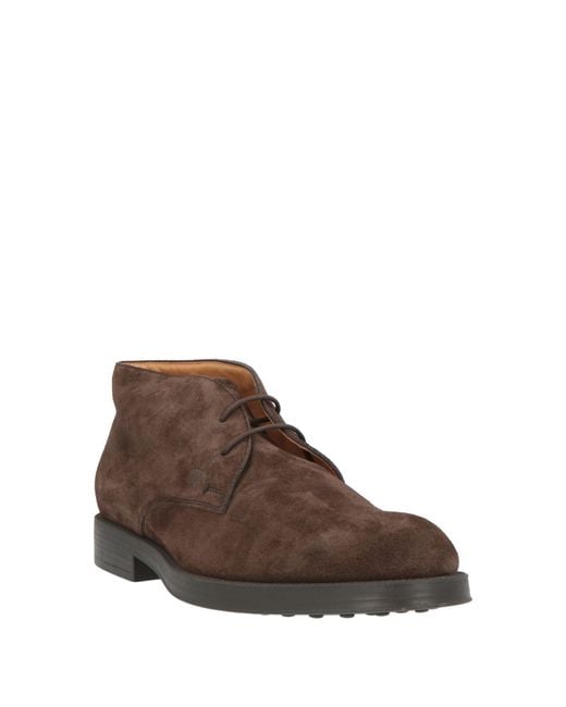 Tod's Brown Ankle Boots for men