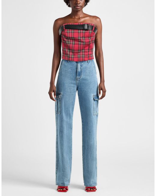 Dixie Red Top Polyester, Viscose, Elastane
