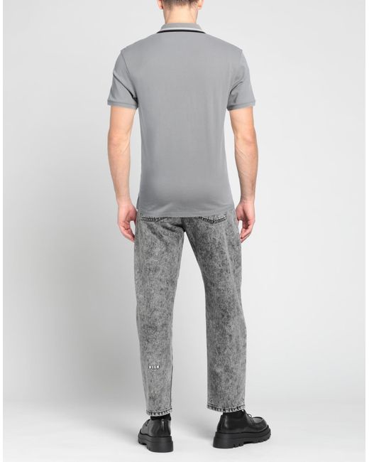 Emporio Armani Gray Polo Shirt for men