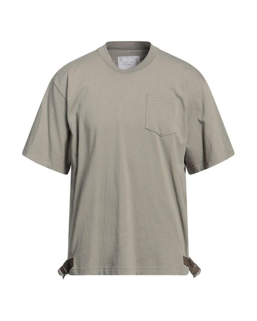 Sacai Gray T-shirt for men