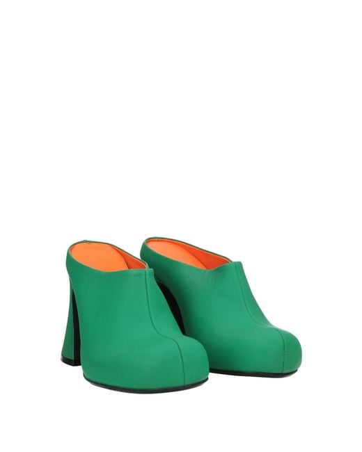 Marni Green Mules & Clogs