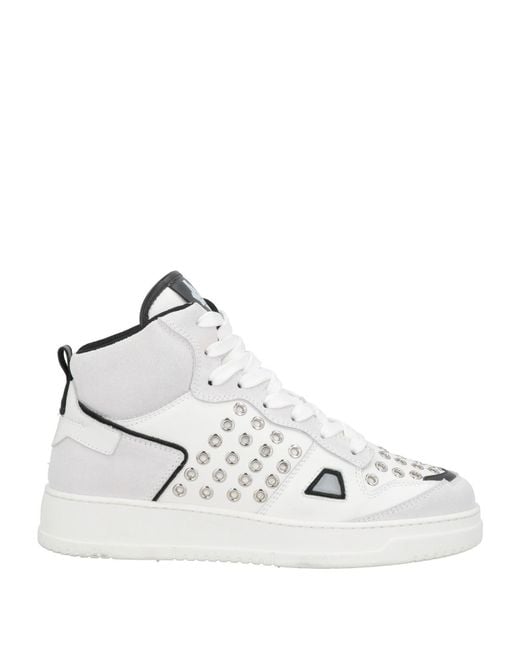 Les Hommes White Sneakers Leather for men