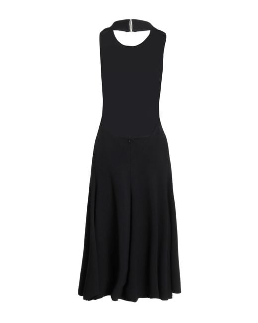 Jacquemus Black Midi Dress Viscose, Polyamide, Elastane