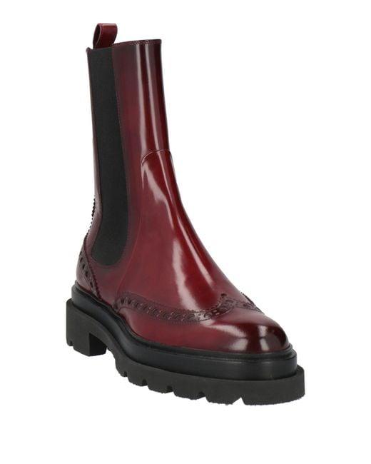 Santoni Brown Ankle Boots
