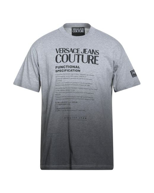 Versace Gray Light T-Shirt Cotton for men