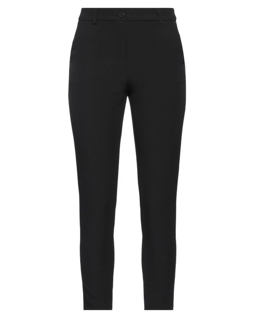 White Wise Black Pants