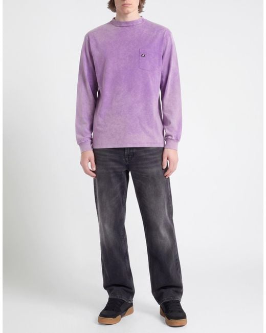 Aries Purple T-Shirt Cotton for men
