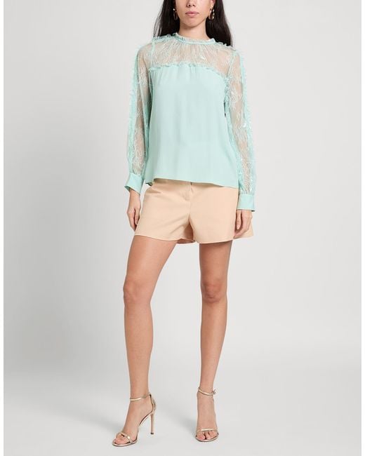 Pinko Blue Top Acetate, Silk