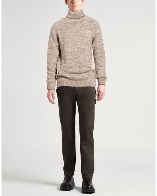Fedeli Rollkragenpullover in Natural für Herren