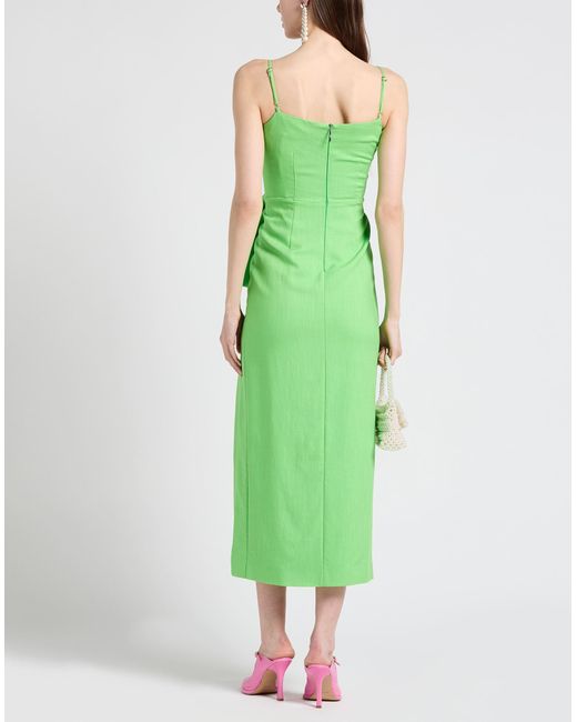 MSGM Green Maxi Dress