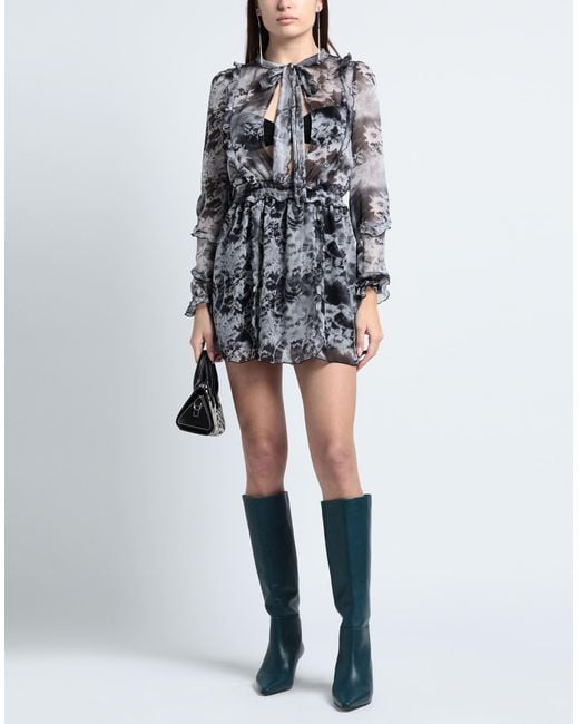 MSGM Gray Mini Dress