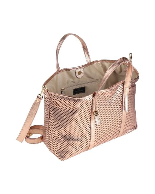 Laura Di Maggio Metallic Handbag Leather