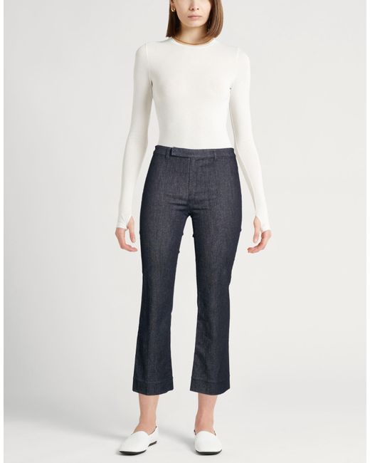 Max Mara Blue Jeans Cotton, Elastomultiester, Elastane