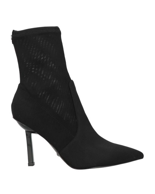 Guess Black Ankle Boots Textile Fibers