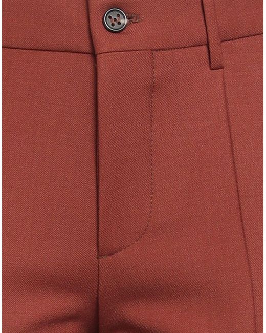 Berwich Red Pants Polyester, Virgin Wool, Elastane
