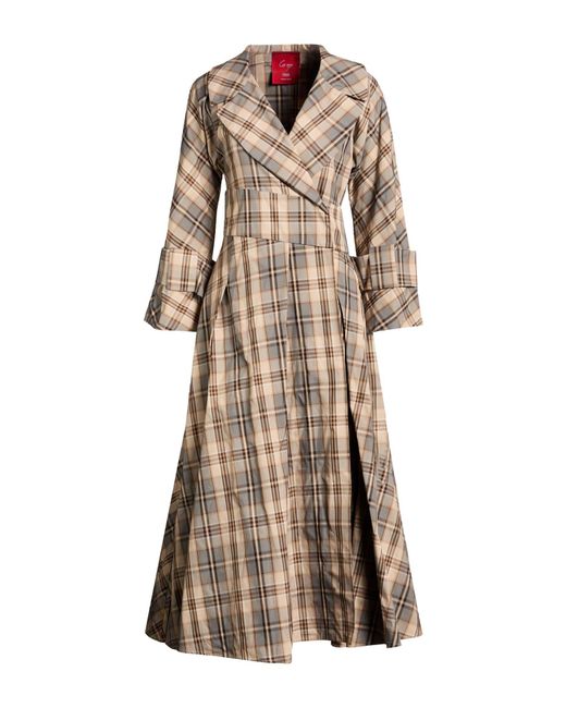 Co.Go Natural Midi Dress Polyester, Silk