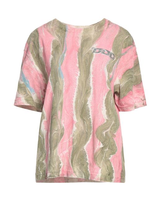 DIESEL Pink T-shirts