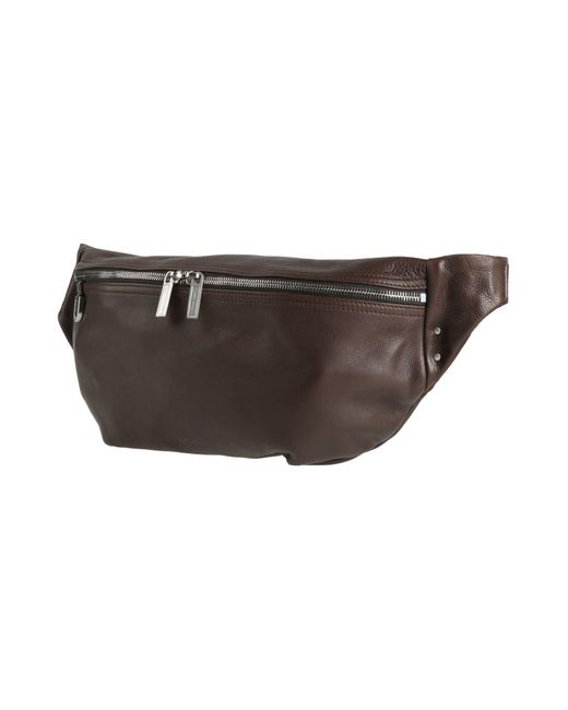 Rick Owens Brown Belt Bag Calfskin for men