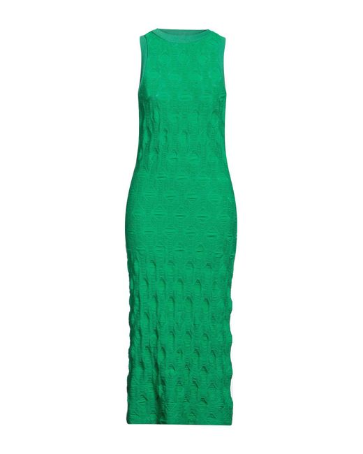 Pinko Green Midi Dress