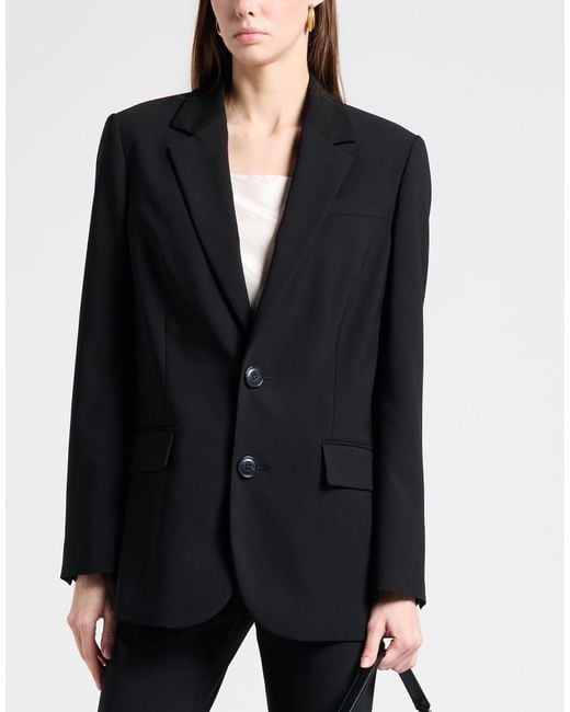 DSquared² Black Suit Polyester, Elastane