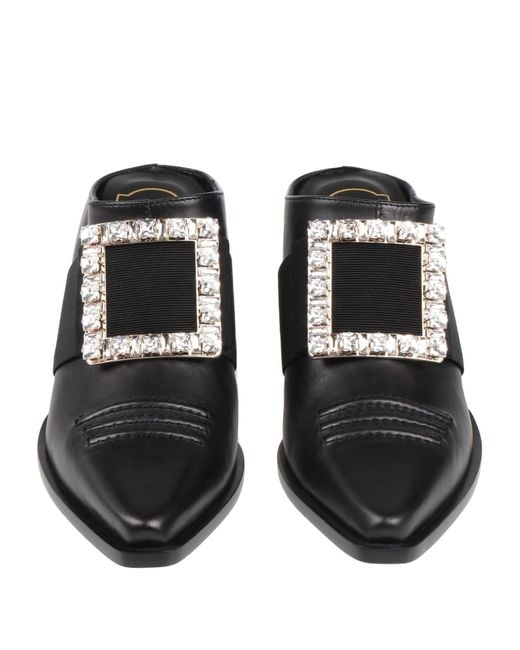 Roger Vivier Black Mules & Clogs