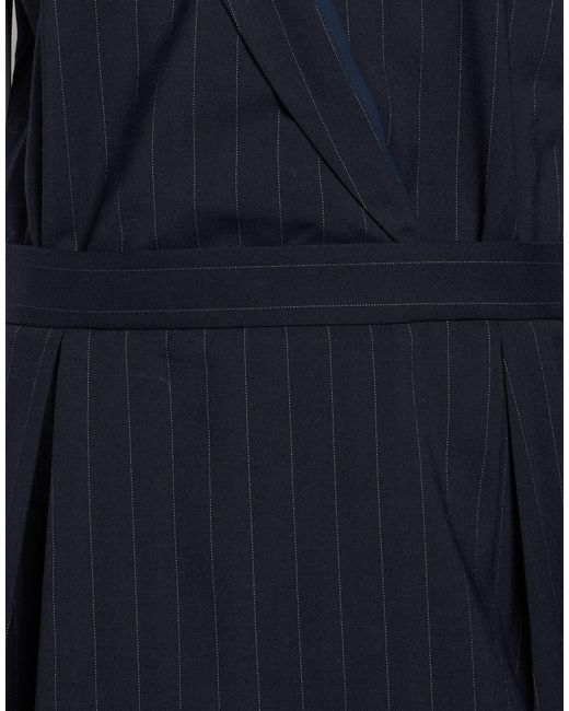 Pinko Blue Mini Dress Polyester, Wool, Elastane