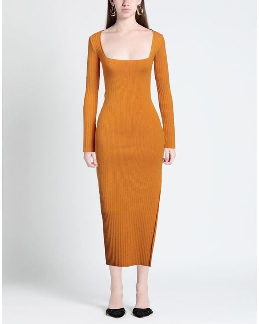 Akep Orange Maxi Dress