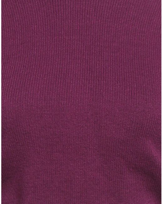 Soallure Purple Sweater Viscose, Polyester, Polyamide