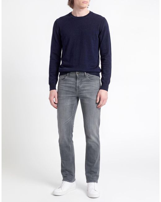 7 For All Mankind Gray Jeans Cotton, Elastane for men