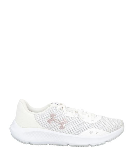 Under Armour Women's White Sneakers Textile Fibers