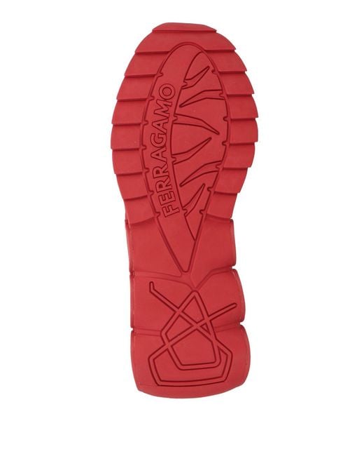 Ferragamo Red Trainers for men