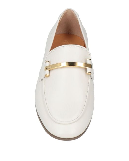 Tod's White Loafer