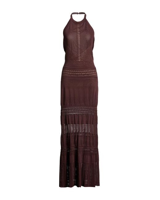 Twinset Purple Maxi Dresses
