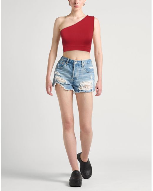 Rick Owens Red Top Polyamide, Elastane