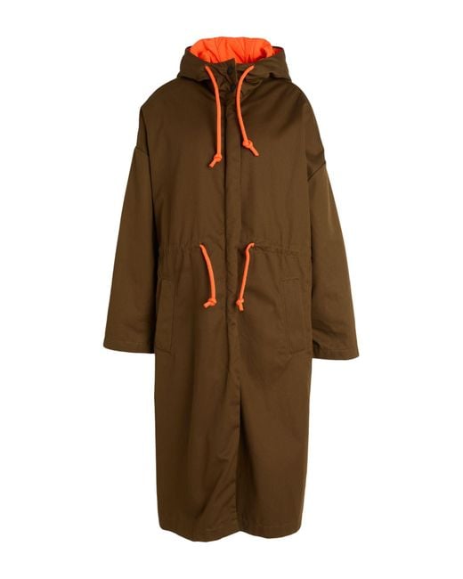Soprabito & Trench di MSGM in Brown