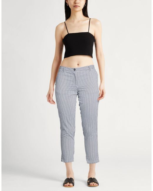 White Sand Gray Pants Polyester, Cotton