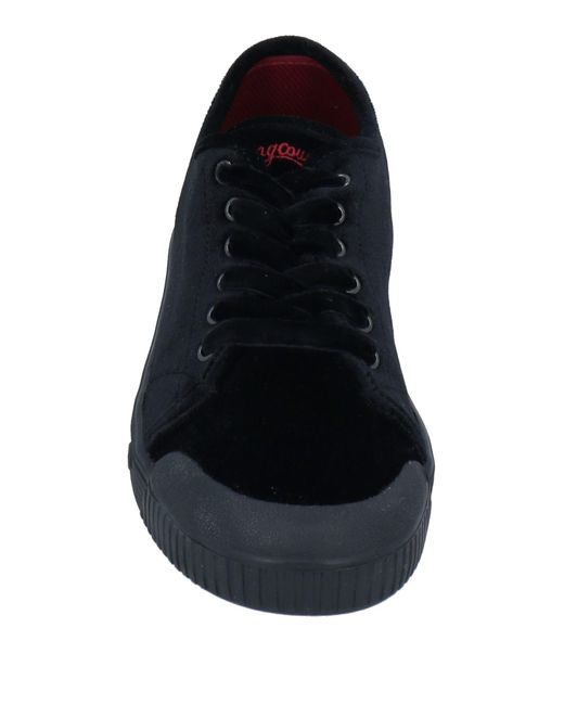 Spring Court Black Trainers